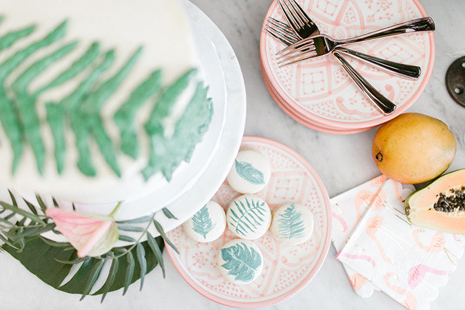 tropical flamingo themed party via laurenconrad.com