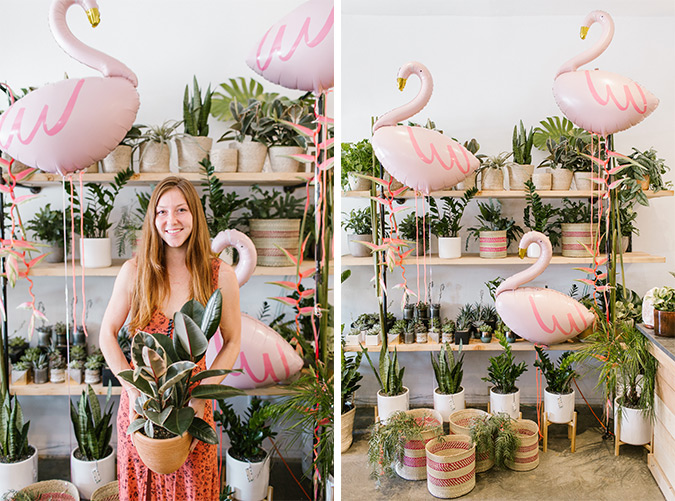 tropical flamingo themed party via laurenconrad.com