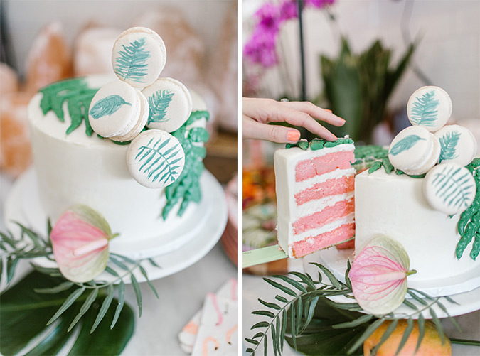 tropical flamingo themed party via laurenconrad.com