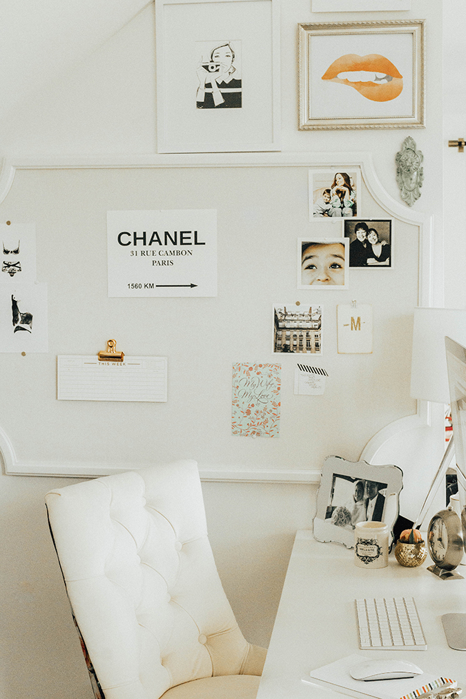 creative bungalow studio tour via laurenconrad.com