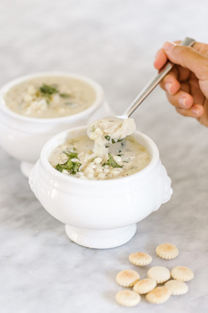 Recipe Box: Summer White Corn & Blue Crab Chowder - Lauren Conrad