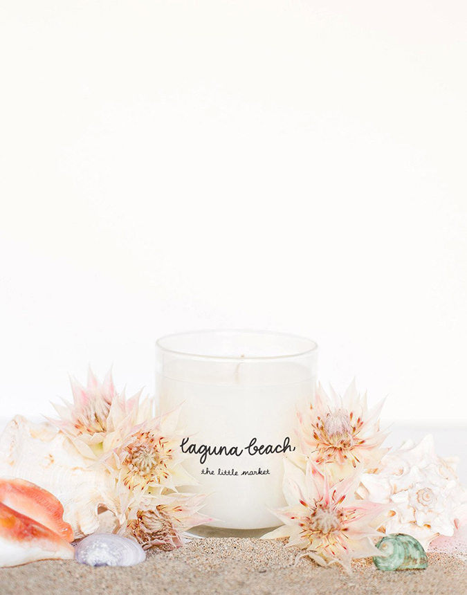 laguna beach scented candle from the little market