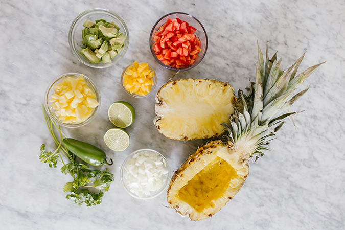 pineapple mango salsa recipe via laurenconrad.com