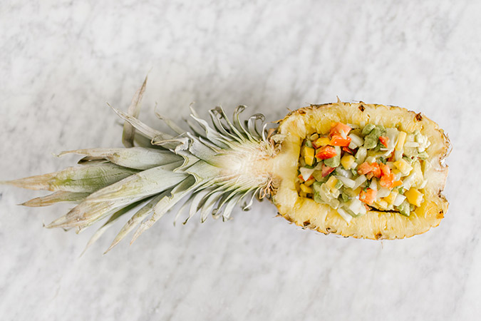 pineapple mango salsa recipe via laurenconrad.com