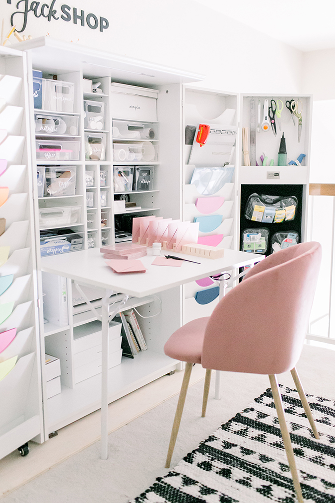 Home Makeover: POPPYjack Shop’s Small and Stylish Home Office - Lauren ...