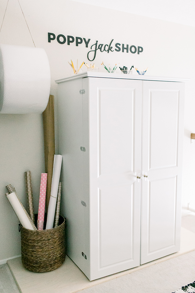 POPPYjack Shop's stylish home office makeover via laurenconrad.com