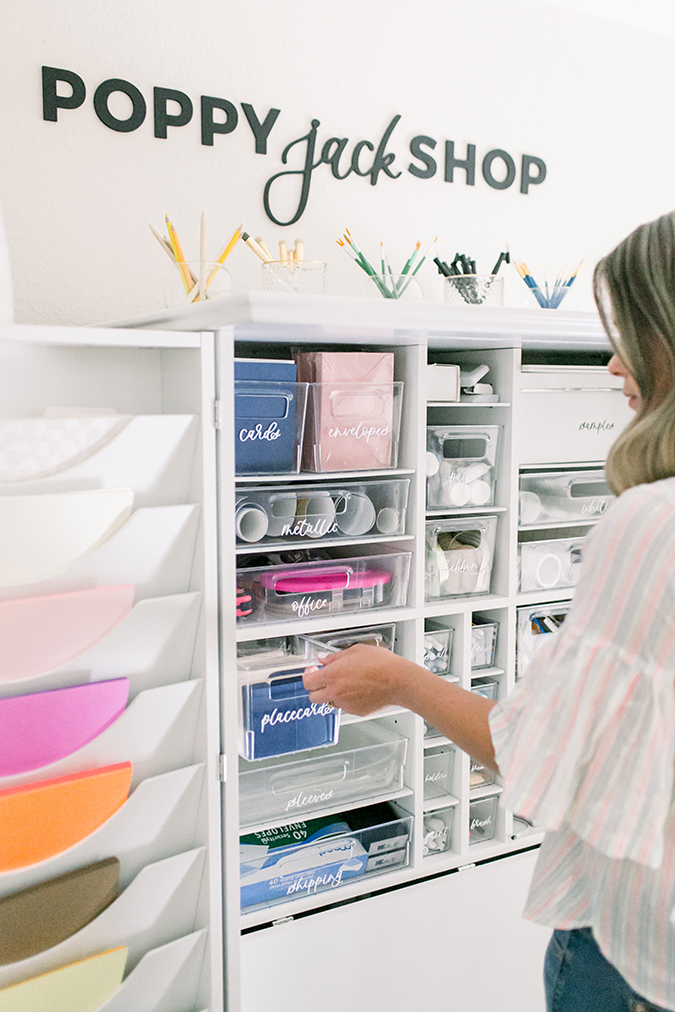 POPPYjack Shop's stylish home office makeover via laurenconrad.com