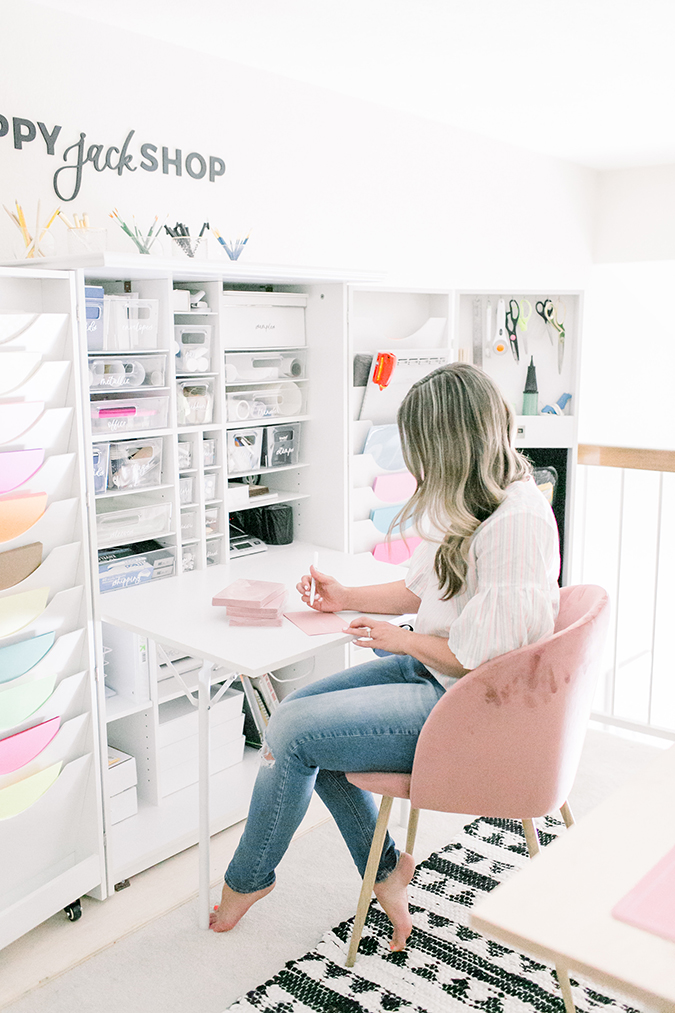 POPPYjack Shop's stylish home office makeover via laurenconrad.com