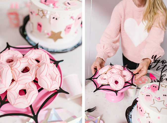 blush pink halloween party via laurenconrad.com