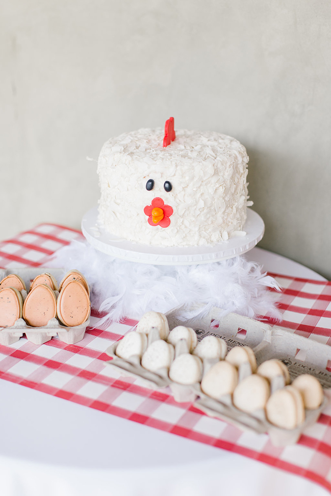 chicken themed birthday via laurenconrad.com