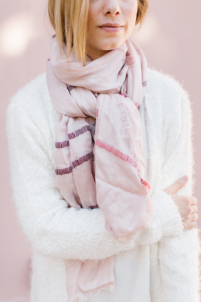 how to wear a scarf 3 ways via laurenconrad.com