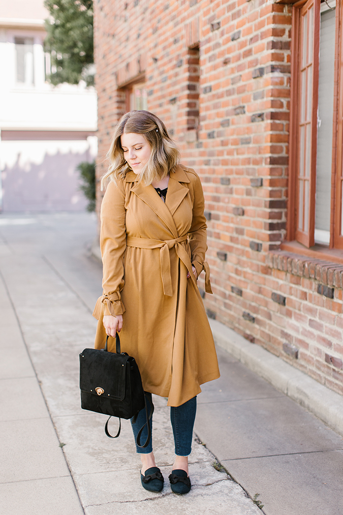 3 ways to wear a trench coat this fall via laurenconrad.com