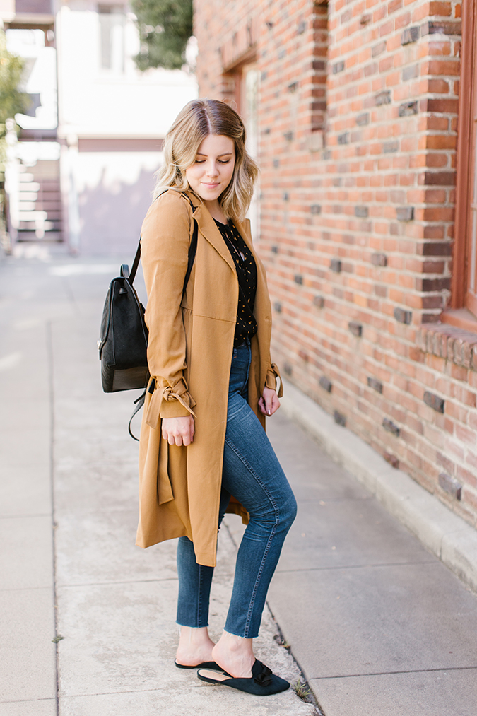 3 ways to wear a trench coat via laurenconrad.com