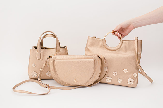 metallic fall handbags by LC Lauren Conrad