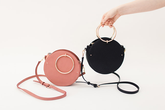 circle handbags for fall by LC Lauren Conrad