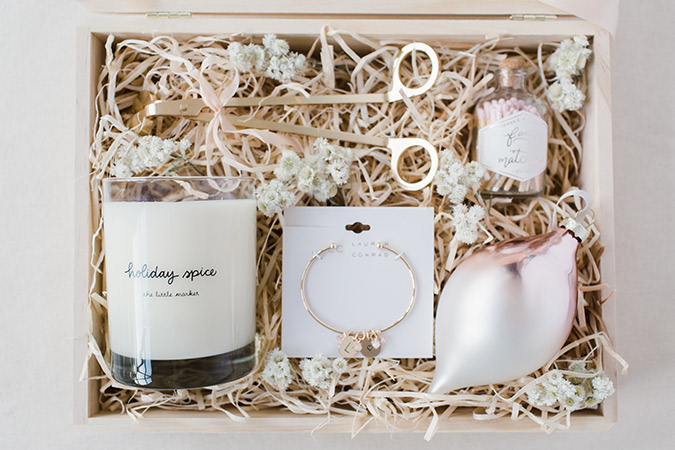 how to build the perfect gift box via laurenconrad.com