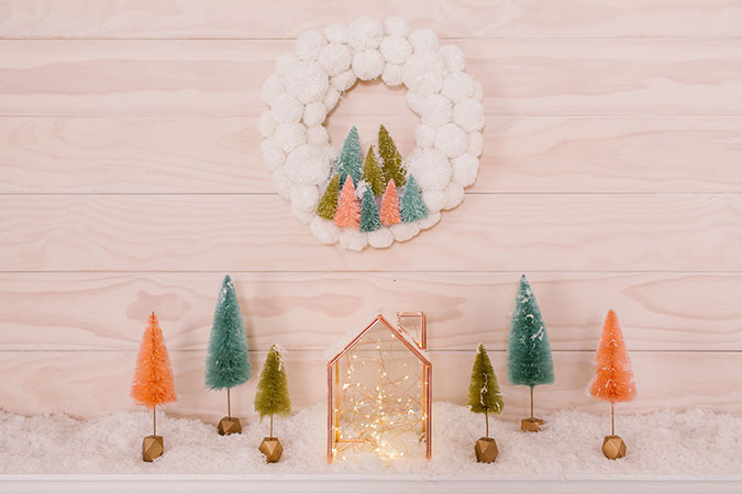 3 ways to style your holiday mantel via laurenconrad.com