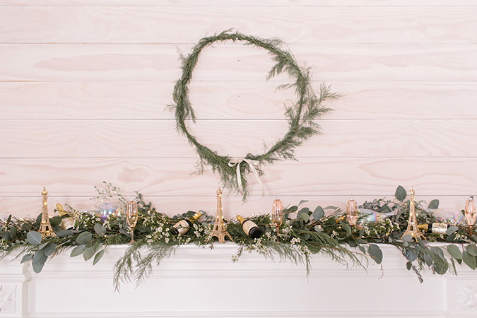 3 ways to style your holiday mantel via laurenconrad.com