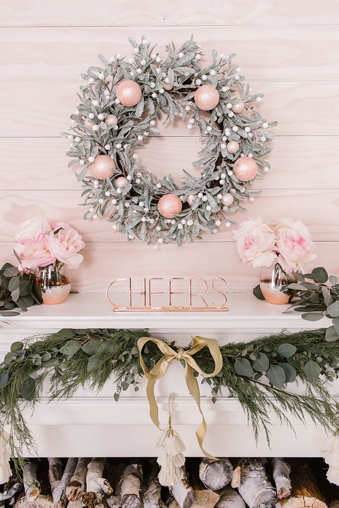 3 ways to style your holiday mantel via laurenconrad.com