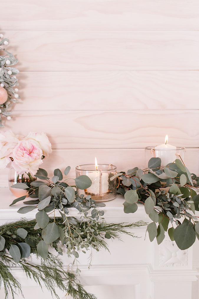 3 ways to style your holiday mantel via laurenconrad.com