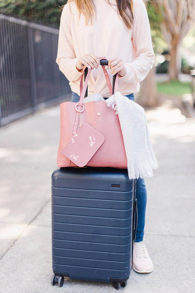 Lauren Conrad Black Leather Shoulder Bag