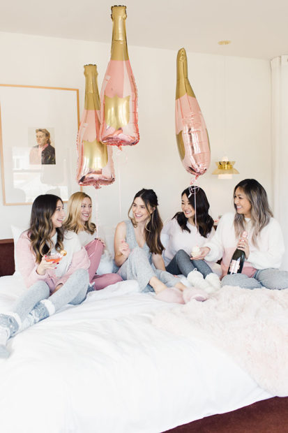 Party Planning An Nye Champagne Pajama Party Lauren Conrad