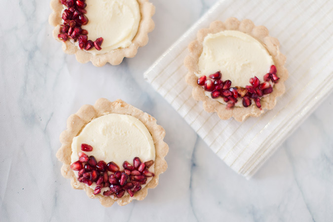 pomegranate tarts recipe via laurenconrad.com