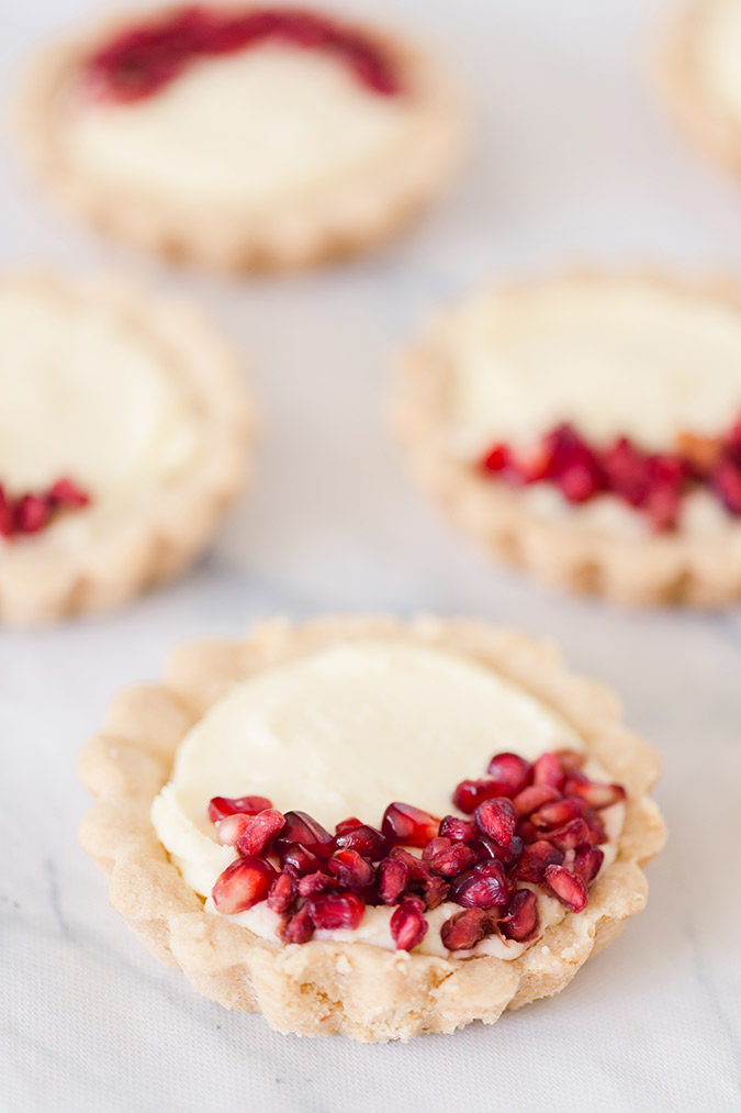 pomegranate tarts recipe via laurenconrad.com