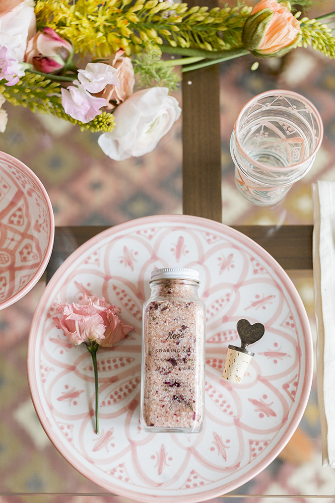 Galentine's Blush Pink Brunch Decorations - The Well Dressed Table