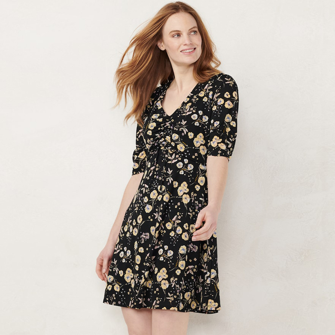 LC Lauren Conrad Sarafae Fleurs pattern