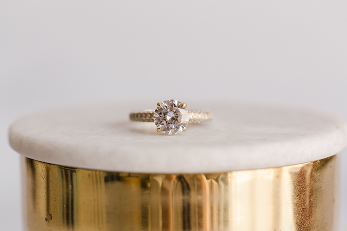 James Allen Round Cut Diamond Ring 