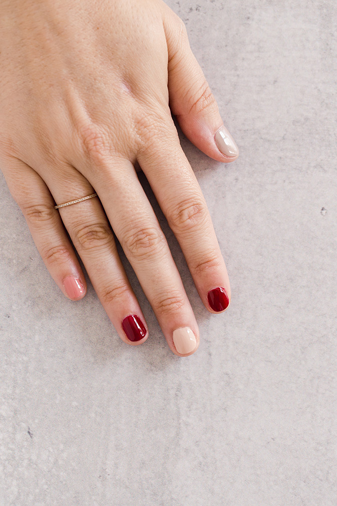 Fall's Multicolored Mani