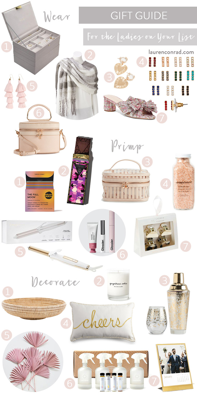 Gift Guide For the Ladies on Your List