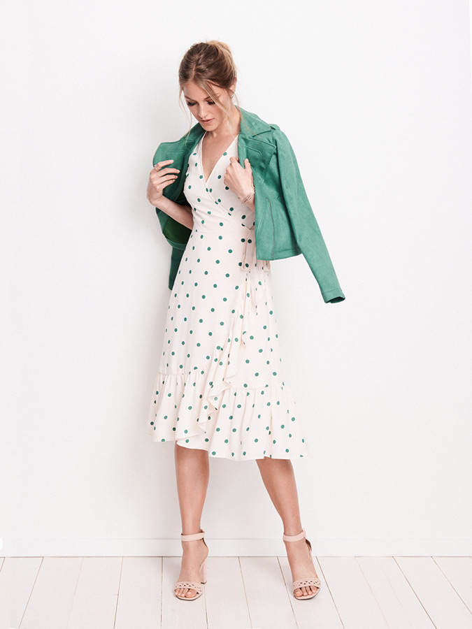 Lauren conrad cheap polka dot dress