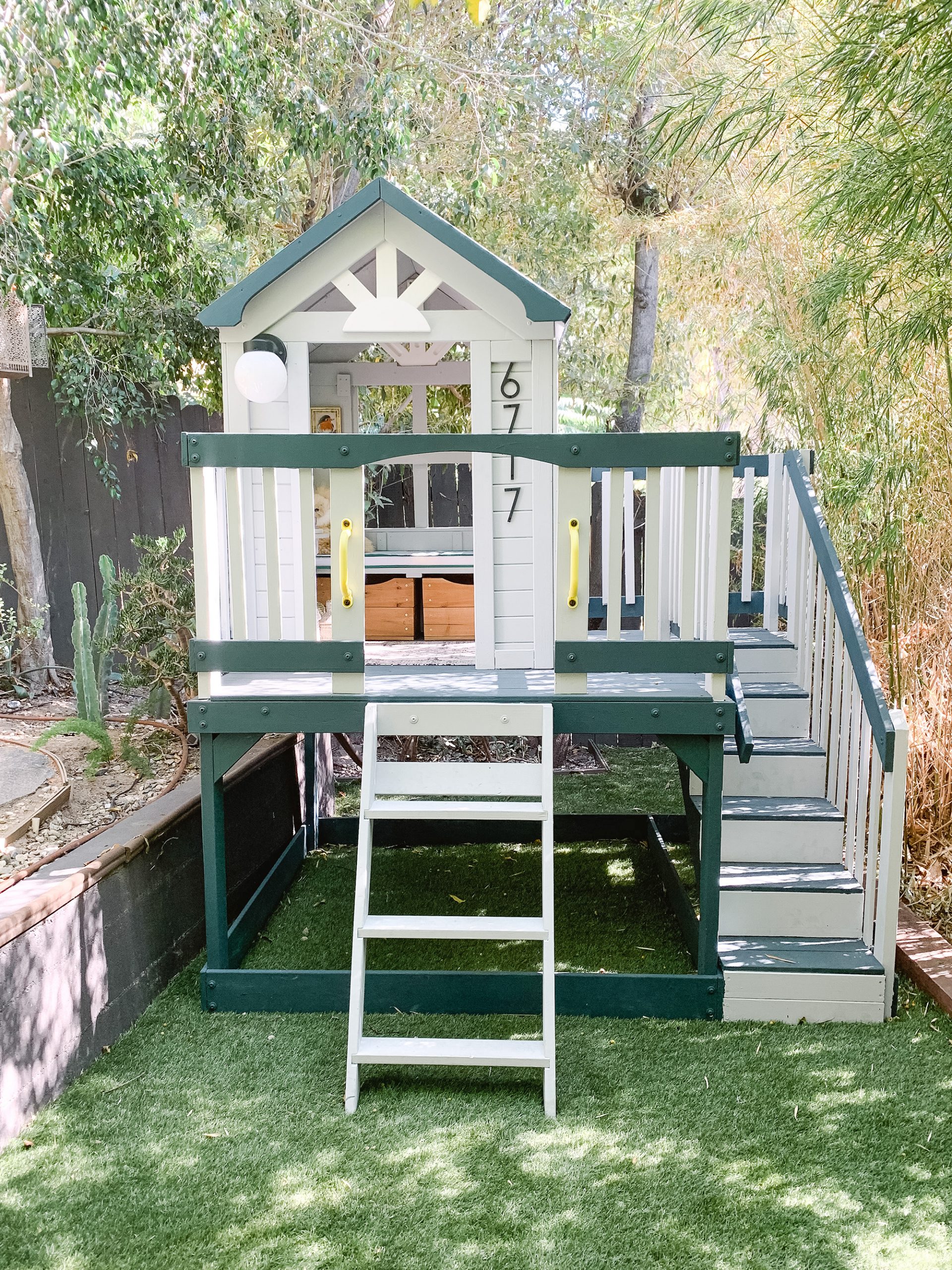 A Backyard Playhouse Makeover Lauren Conrad