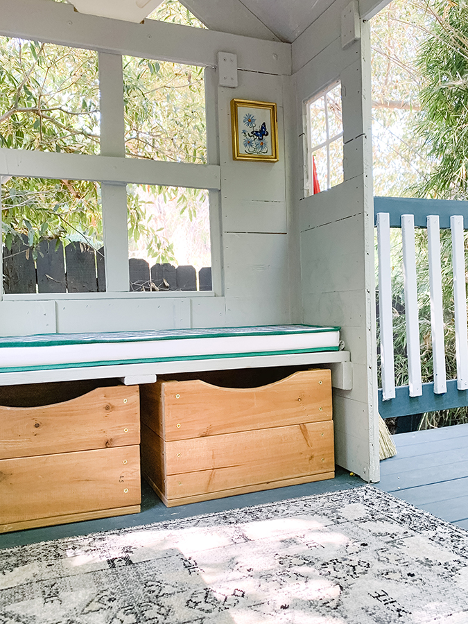 A Backyard Playhouse Makeover