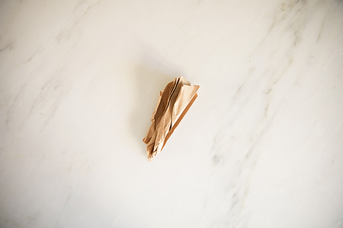 My DIY Fall Leaf Garland Mantel Décor