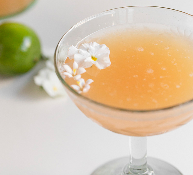 Valentine’s Day Guava Champagne Cocktails