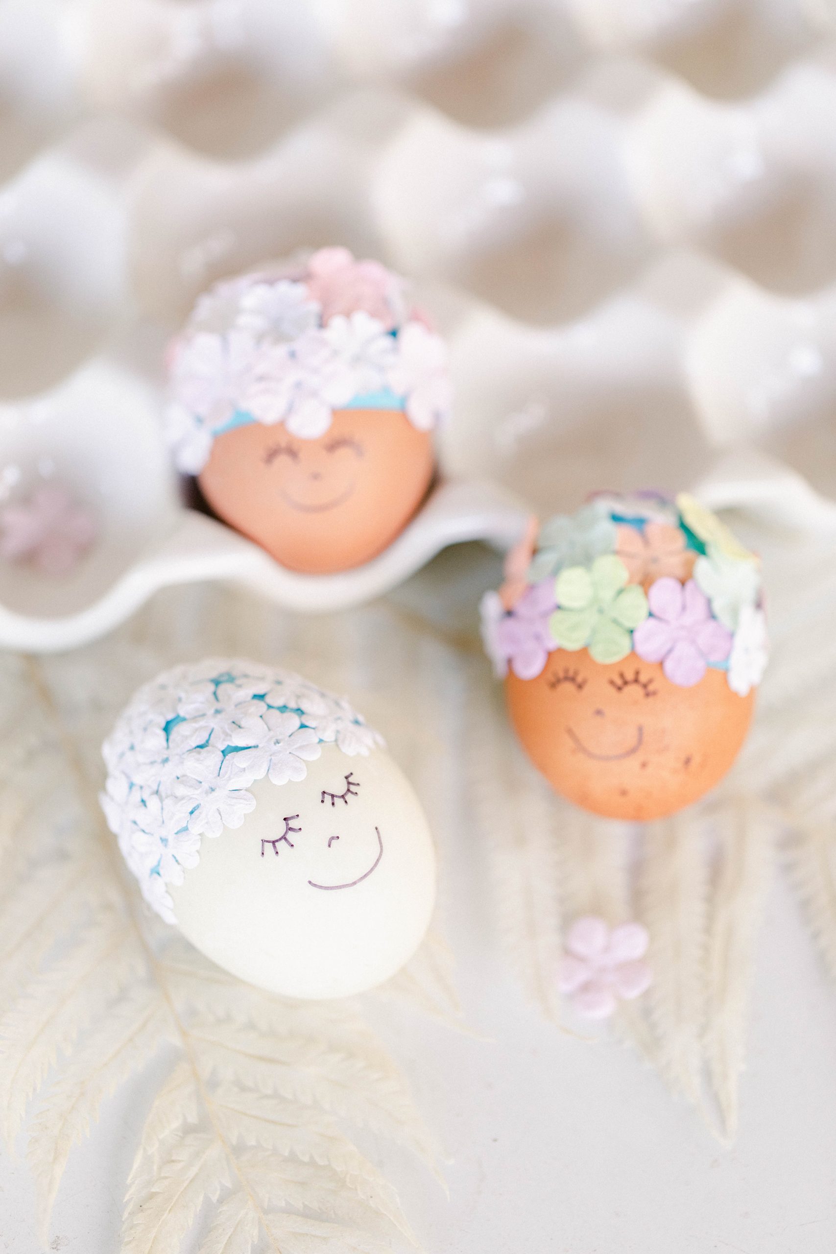 DIY Bathing Beauty Easter Eggs