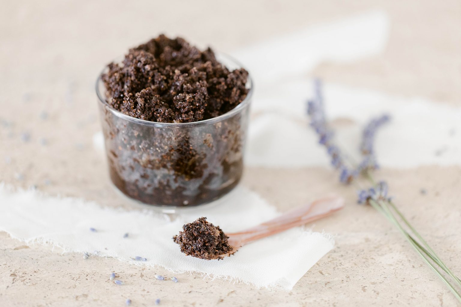 DIY Coffee Grounds Shower Scrub Lauren Conrad