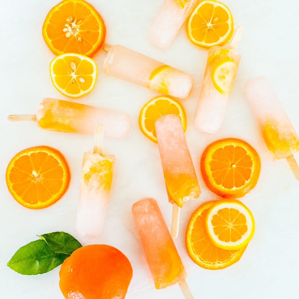 Citrus Stained Glass Popsicles