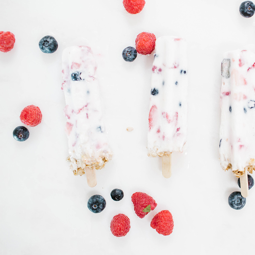 Breakfast Parfait Popsicles